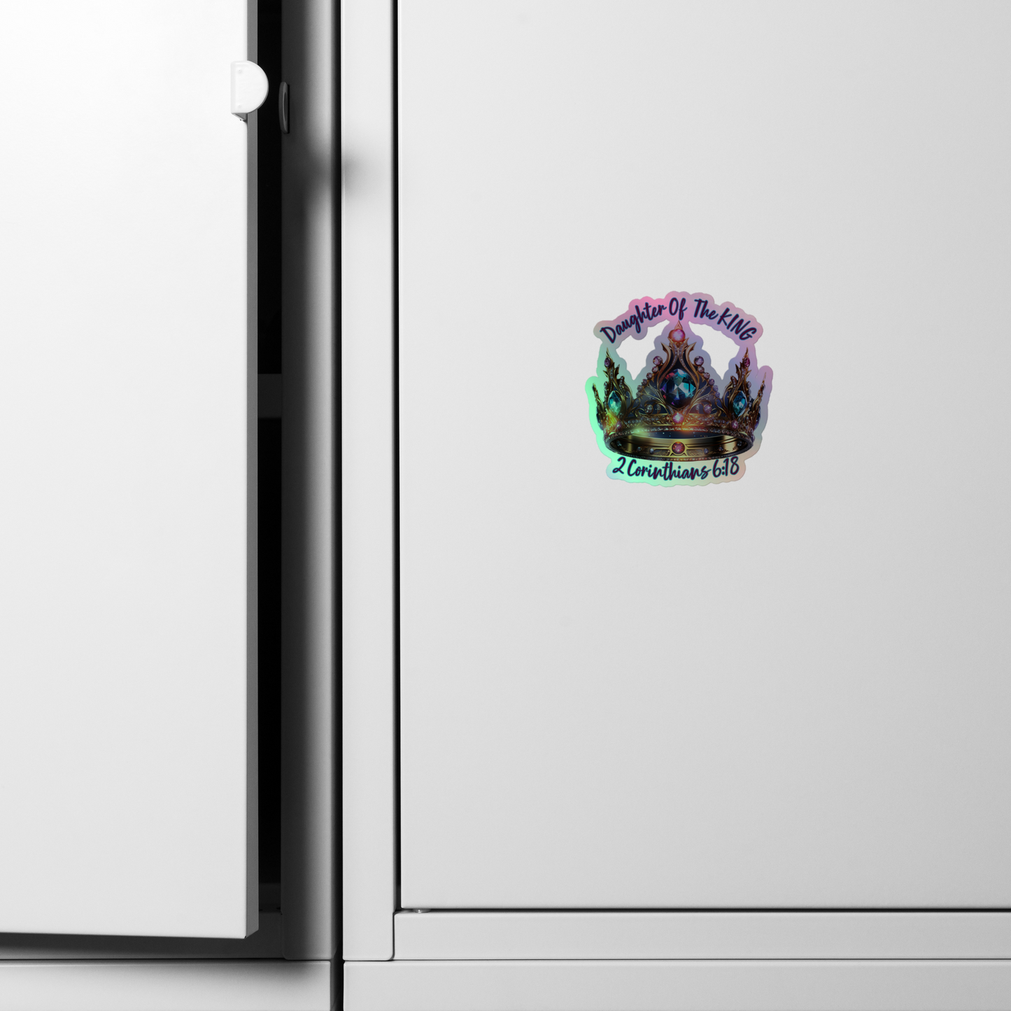 Daughter Of The King Holographic stickers