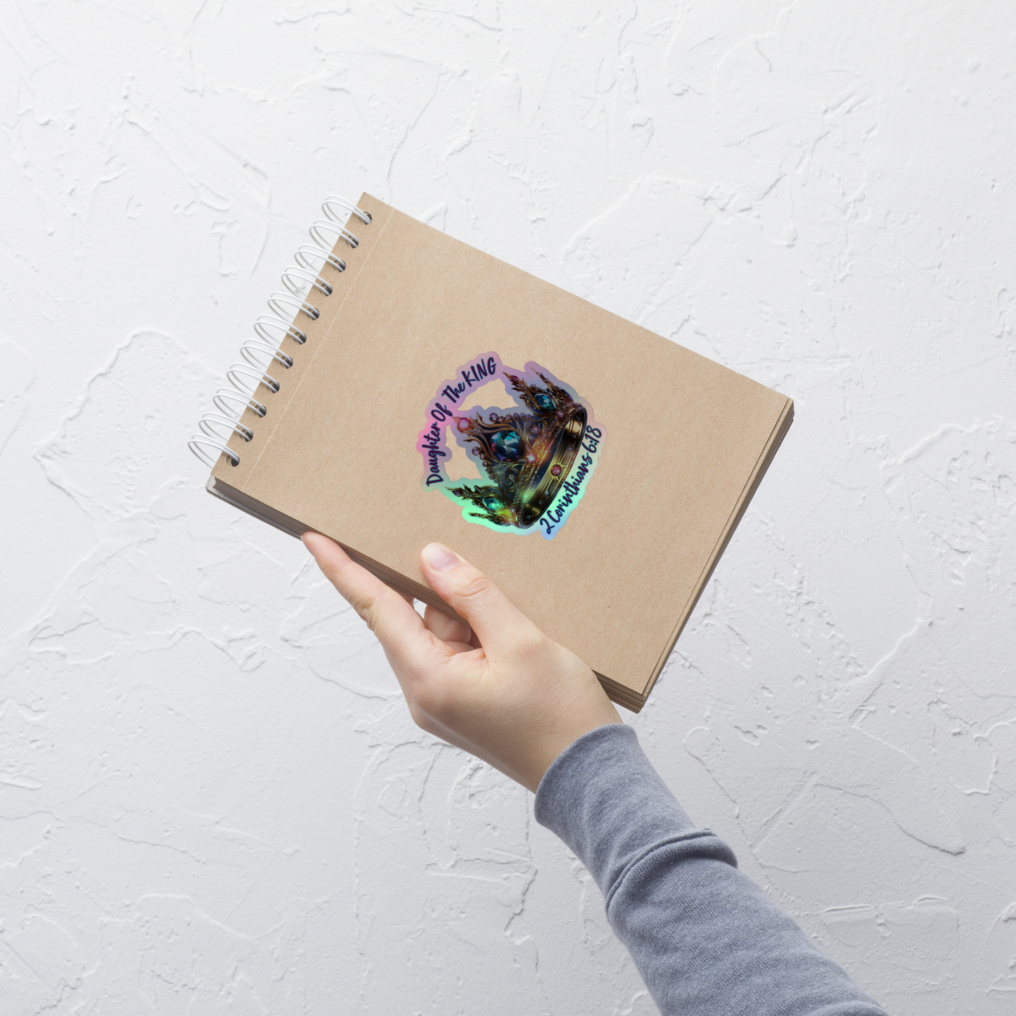 Daughter Of The King Holographic stickers