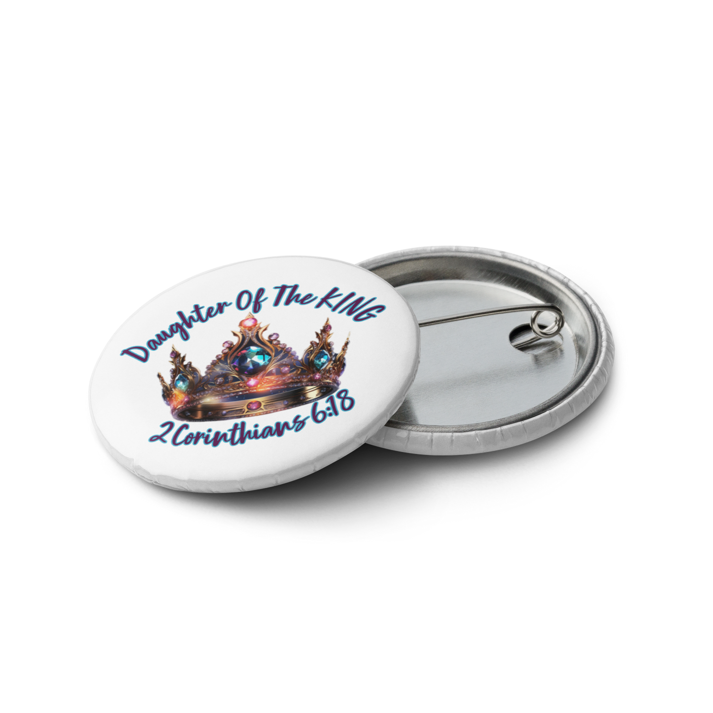 Daughter Of The King Set of 5 pin buttons