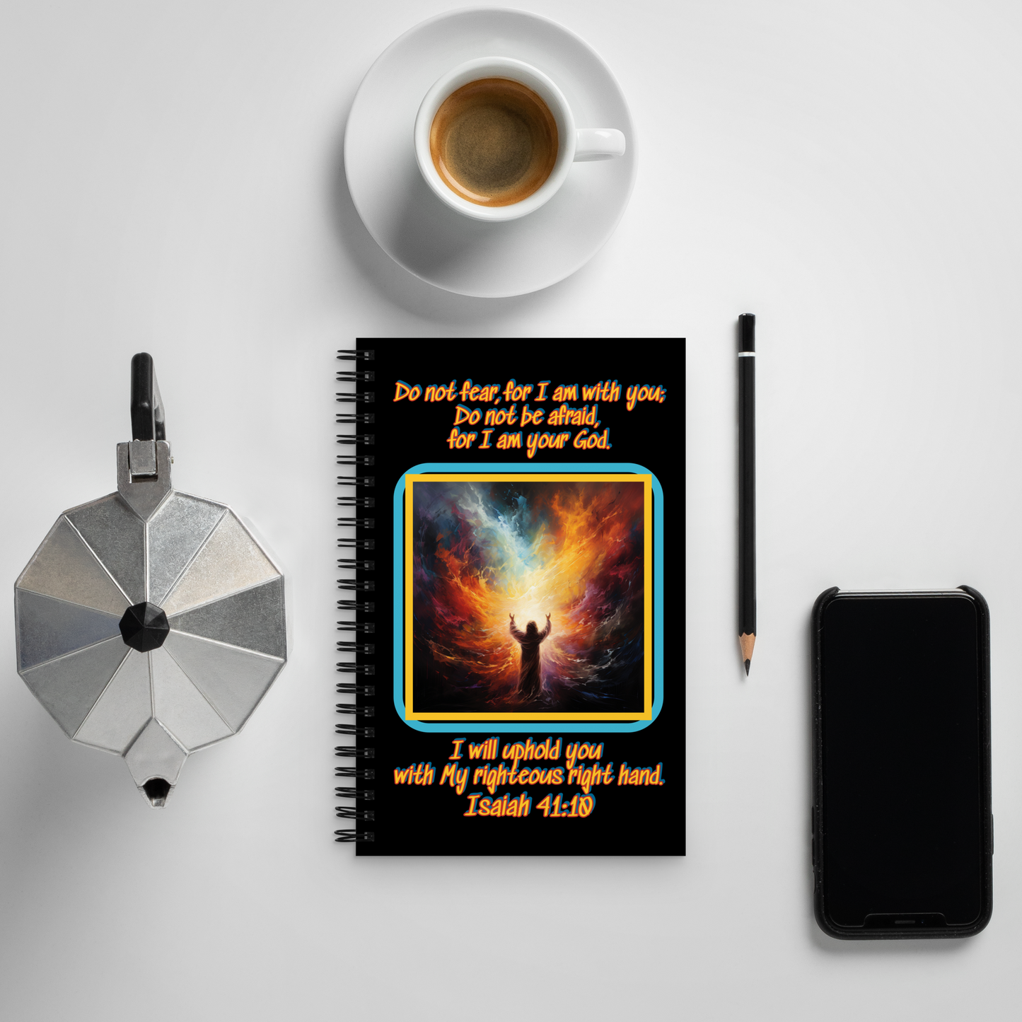 Do Not Fear Spiral notebook