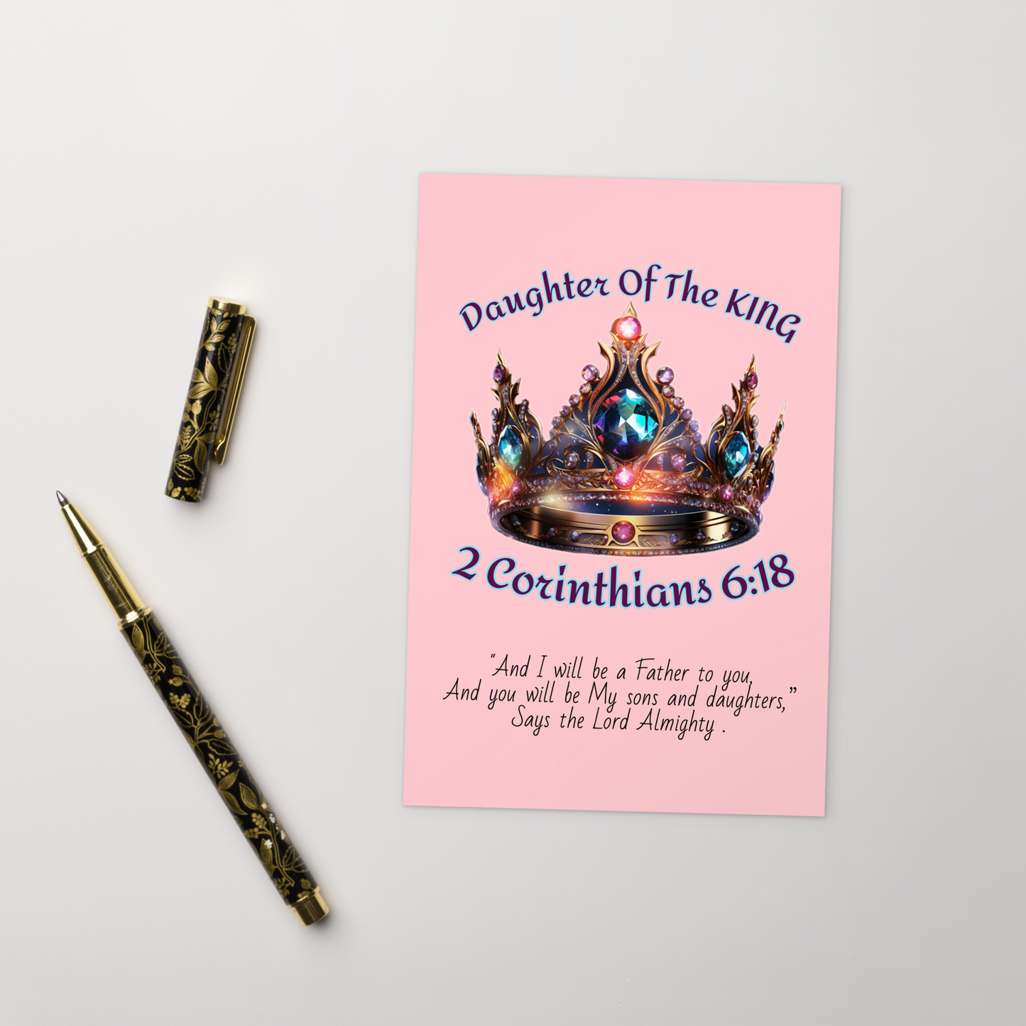 Daughter Of The King Standard Postcard