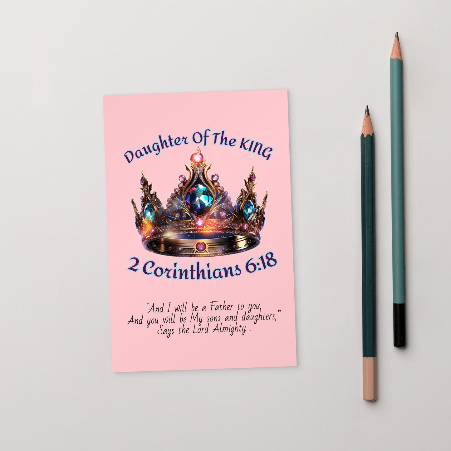 Daughter Of The King Standard Postcard