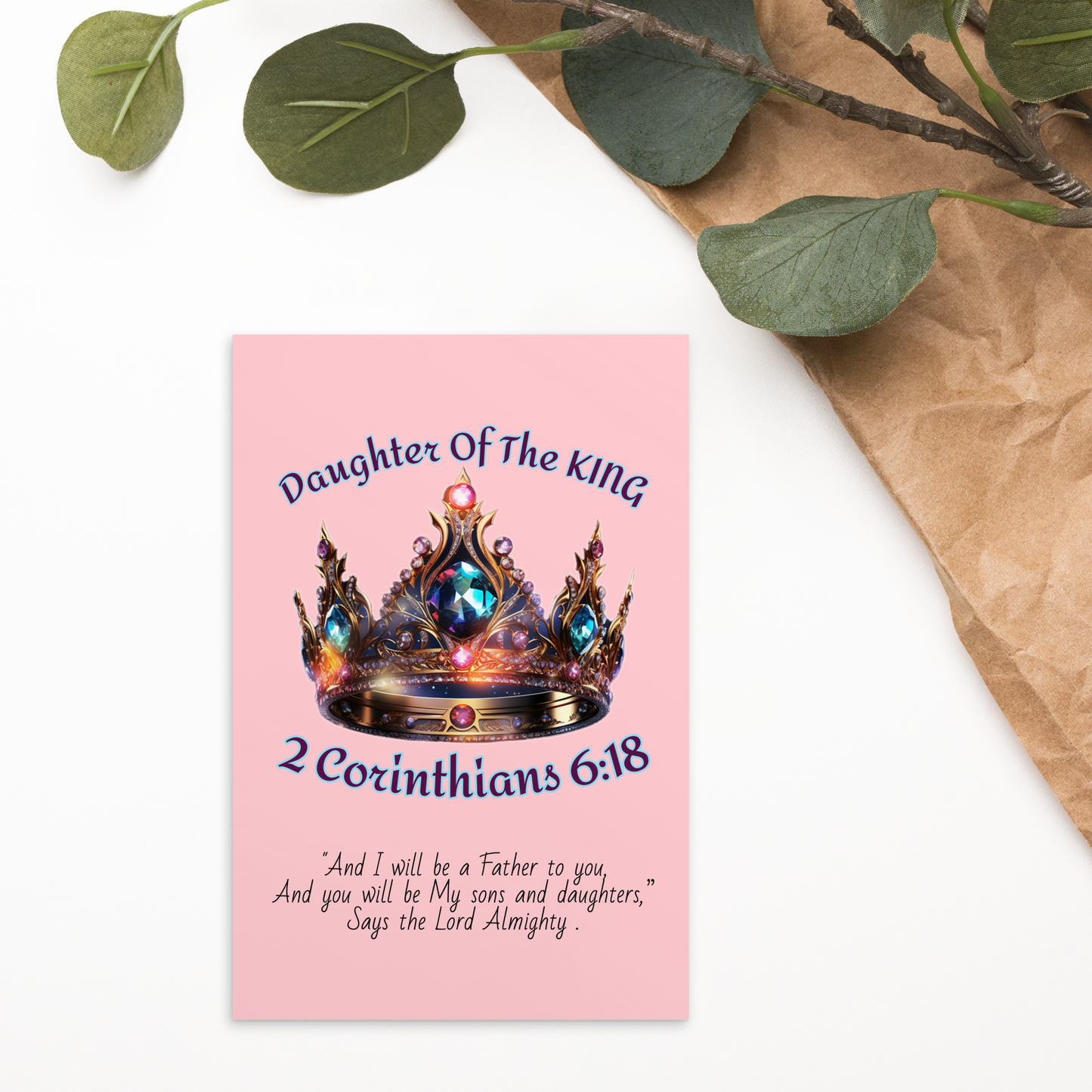 Daughter Of The King Standard Postcard