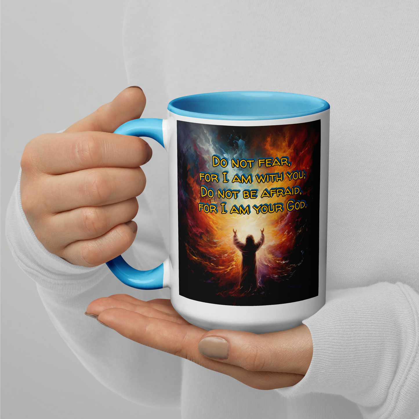 Do Not Fear Mug with Color Inside