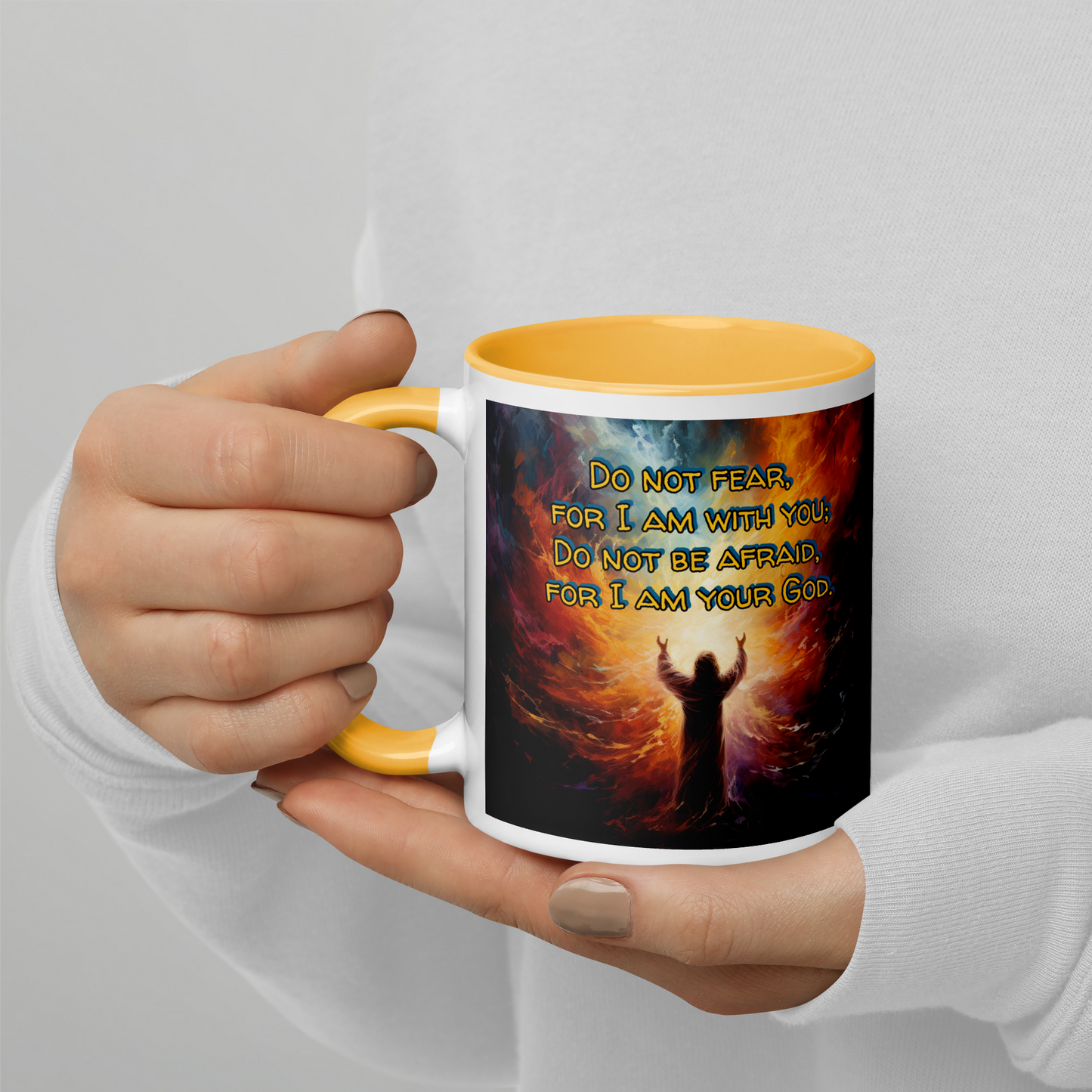 Do Not Fear Mug with Color Inside