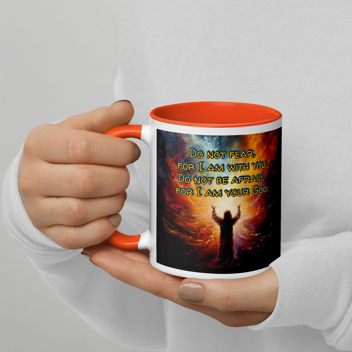 Do Not Fear Mug with Color Inside