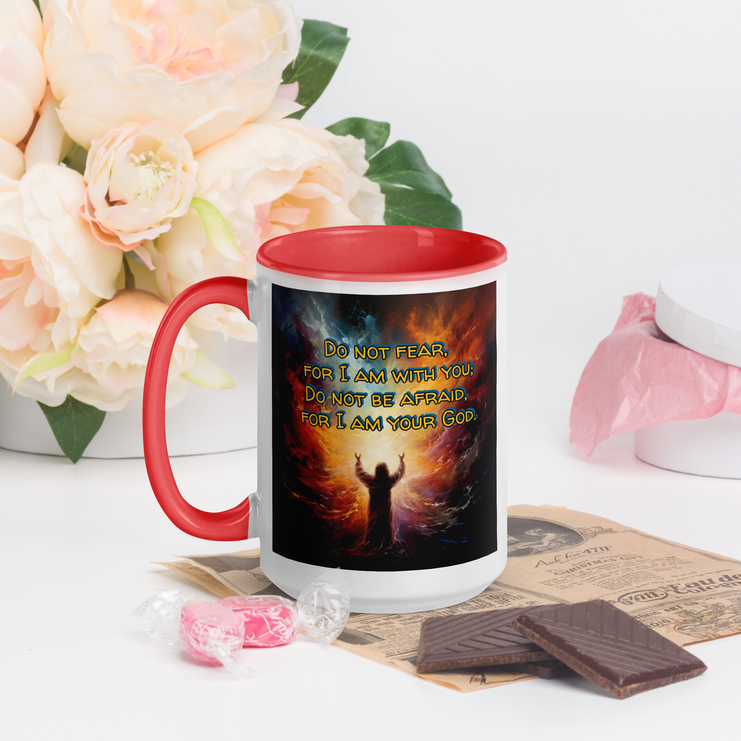Do Not Fear Mug with Color Inside