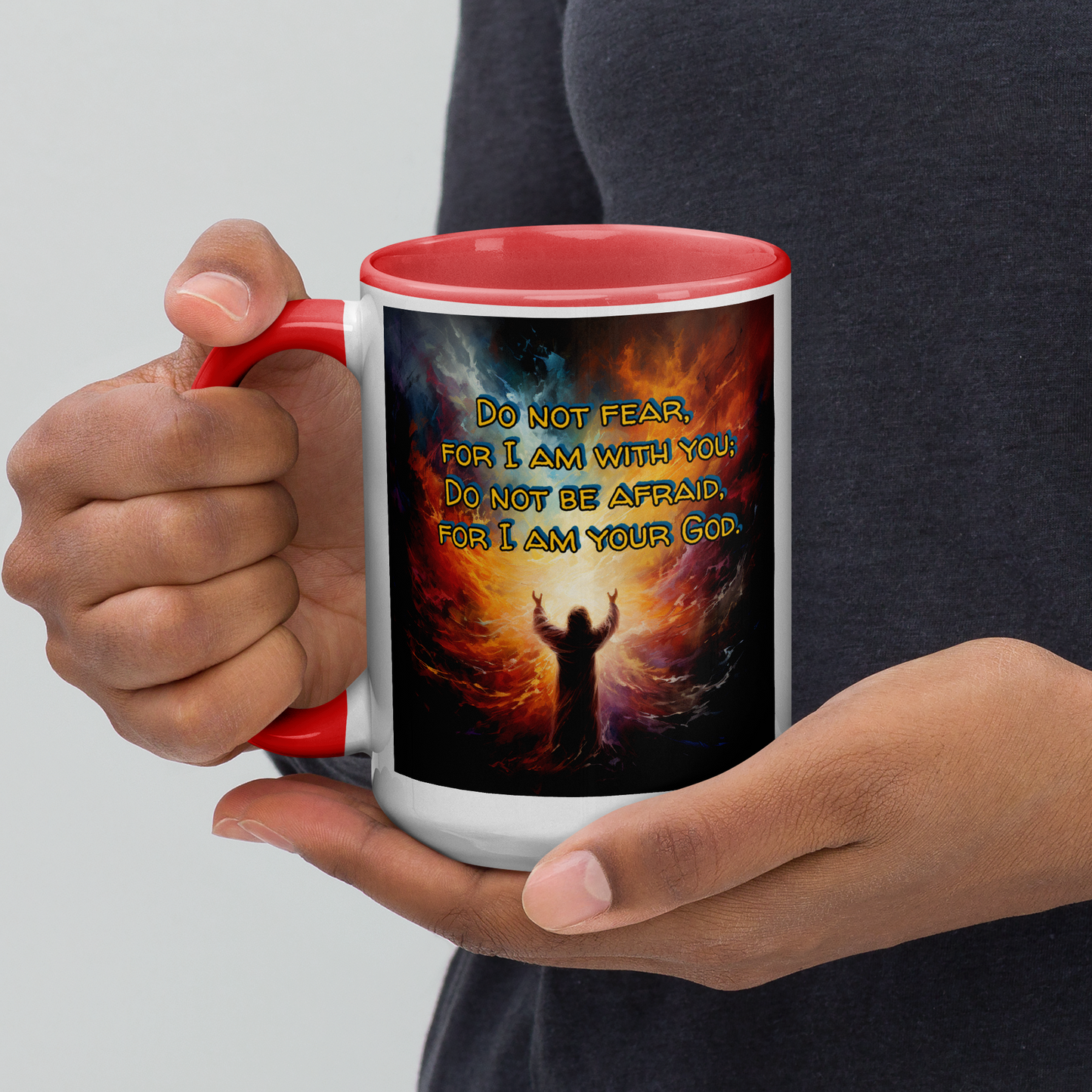Do Not Fear Mug with Color Inside