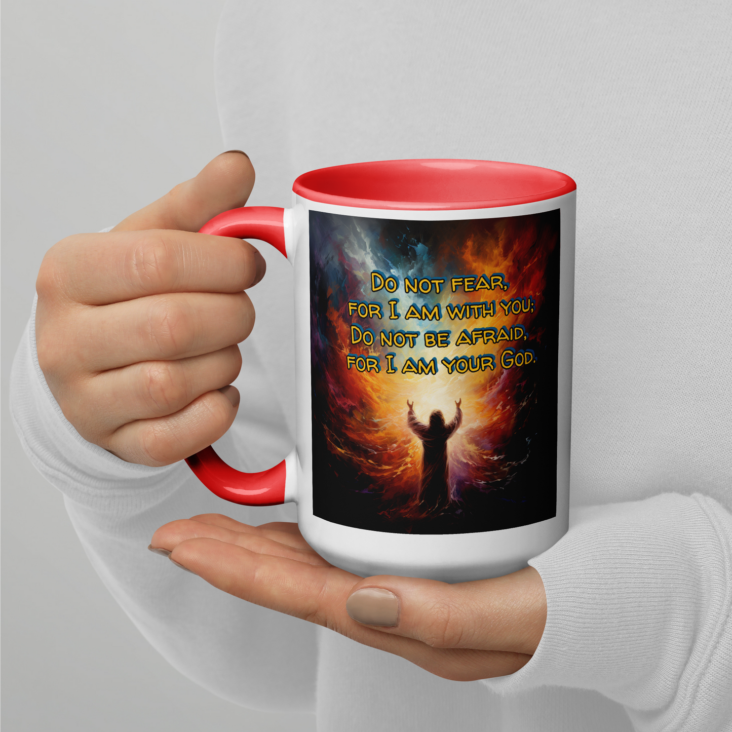 Do Not Fear Mug with Color Inside