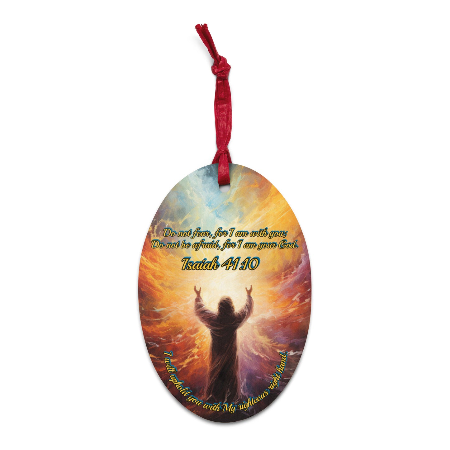 Do Not Fear Wooden ornaments
