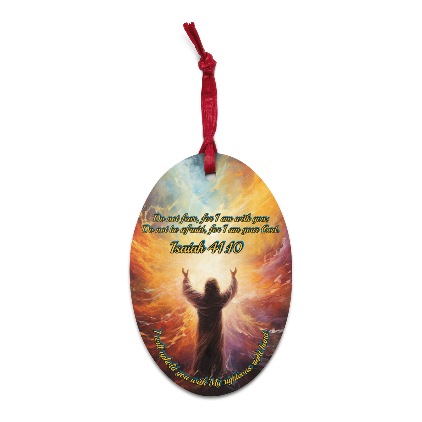 Do Not Fear Wooden ornaments