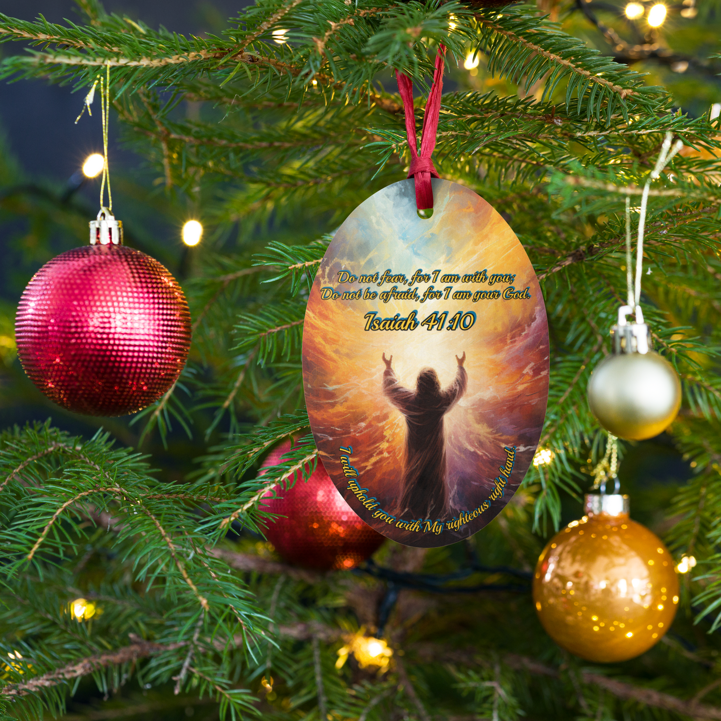 Do Not Fear Wooden ornaments