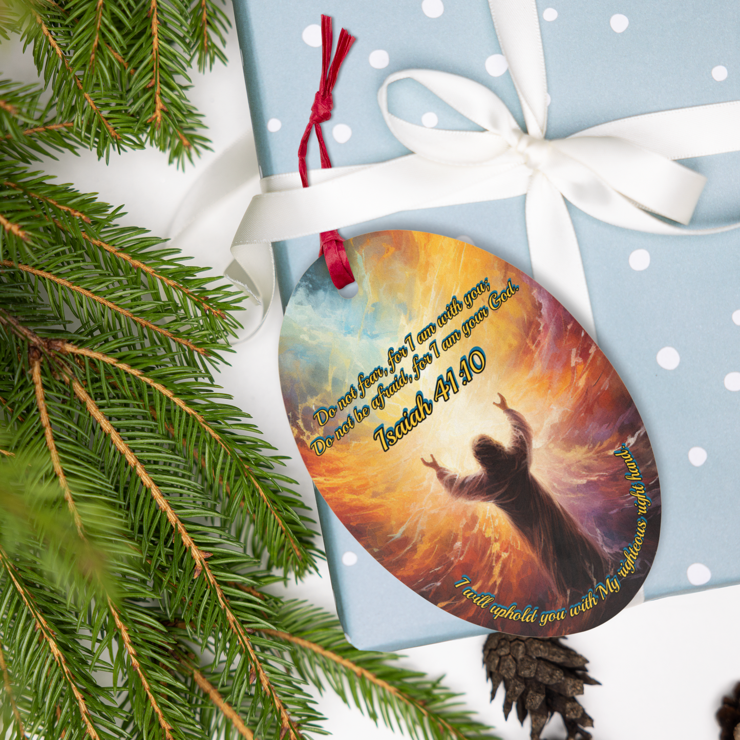 Do Not Fear Wooden ornaments