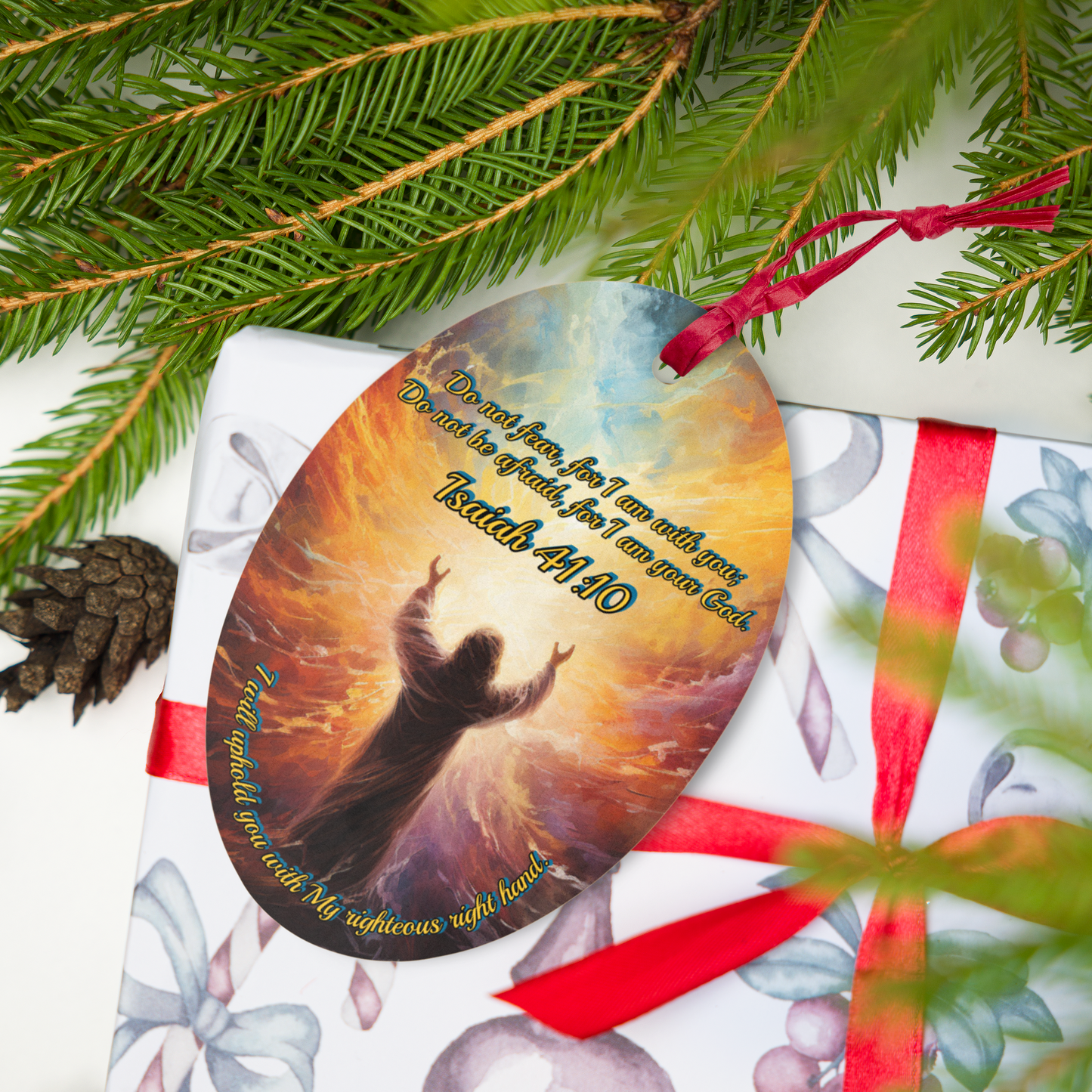 Do Not Fear Wooden ornaments